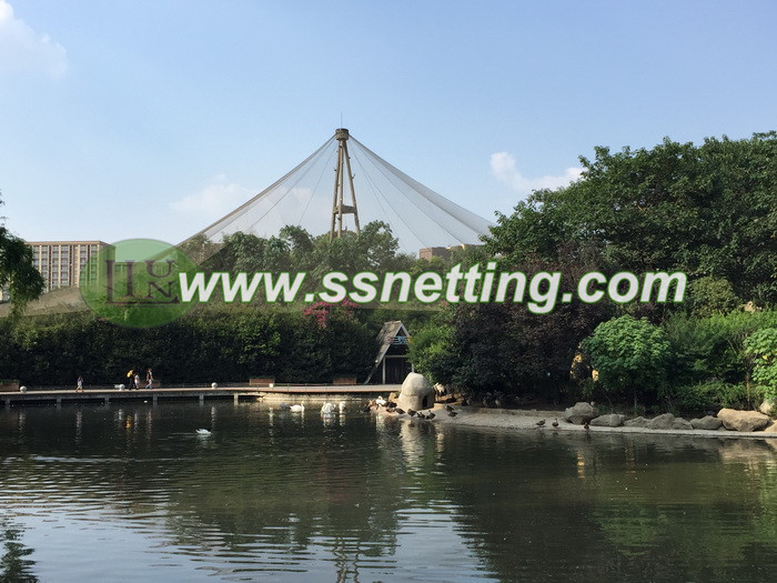 Casos de proyecto de Malla de Cuerda de Cuerda de Acero Inoxidable en Chengdu Zoológico, China
