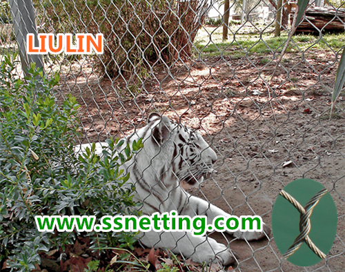 Suministro del fabricante Malla de encosido de jaula de tigre, Netificación de la cerca de tigre