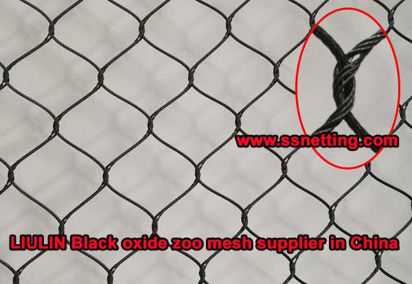 Cable de óxido negro Proveedor de malla - LiUlin Zoo Mesh